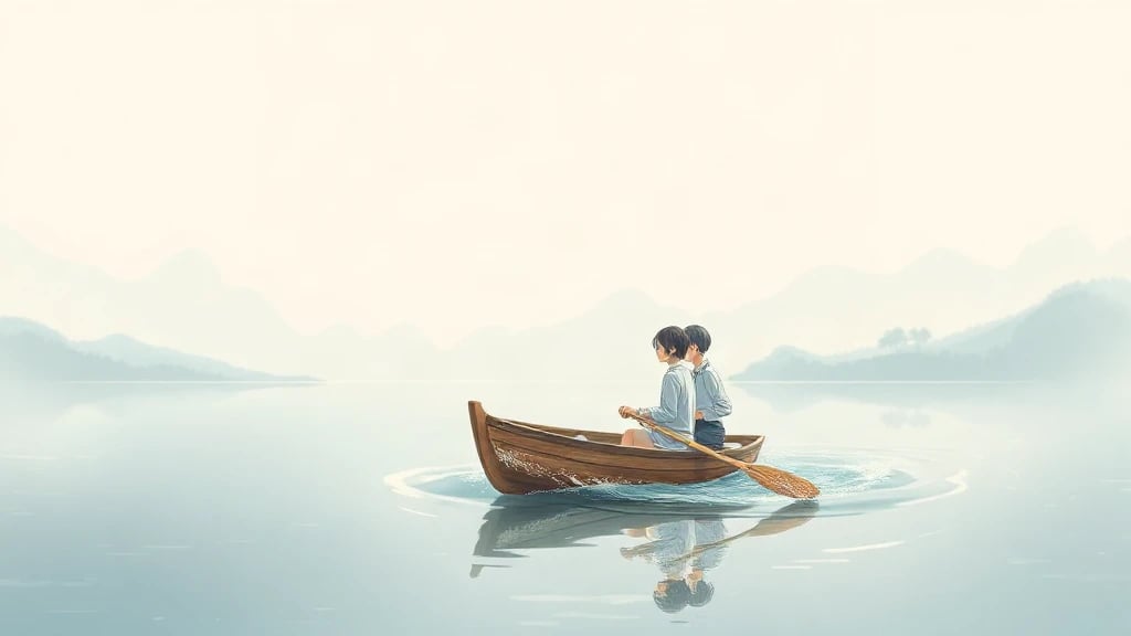 Boat on Calm Lake
