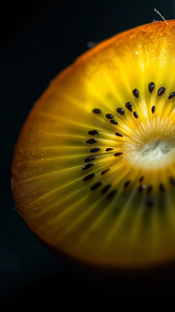 Kiwi Slice Macro Studio