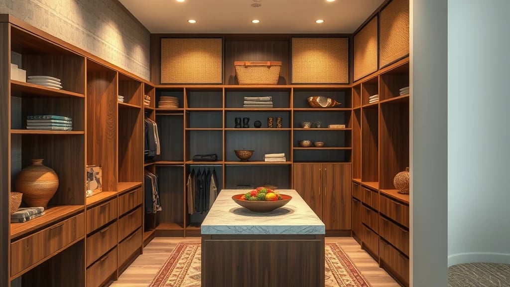 Contemporary Indonesian Walk-in Closet