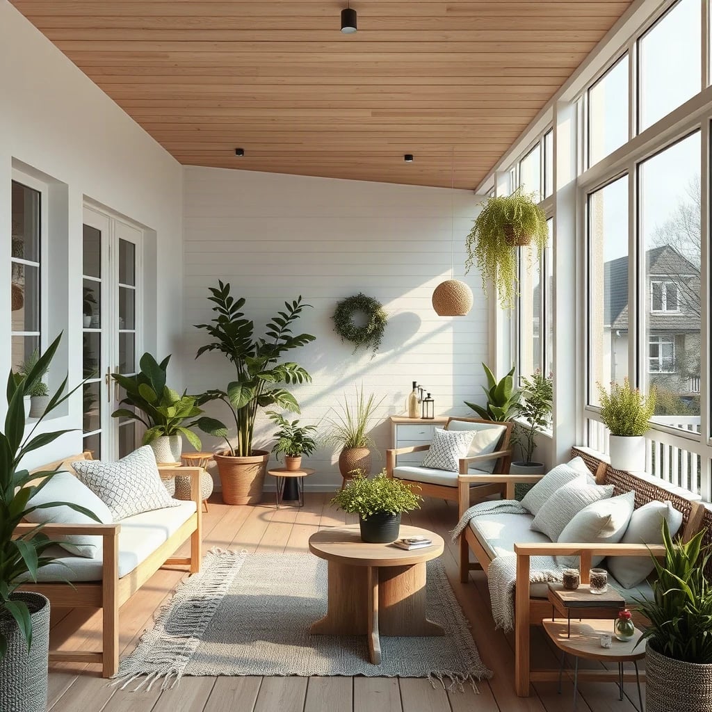 Scandinavian Balcony Lounge