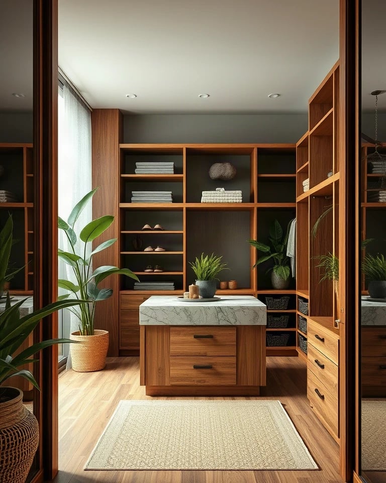 Tropical Bali Walk-in Closet