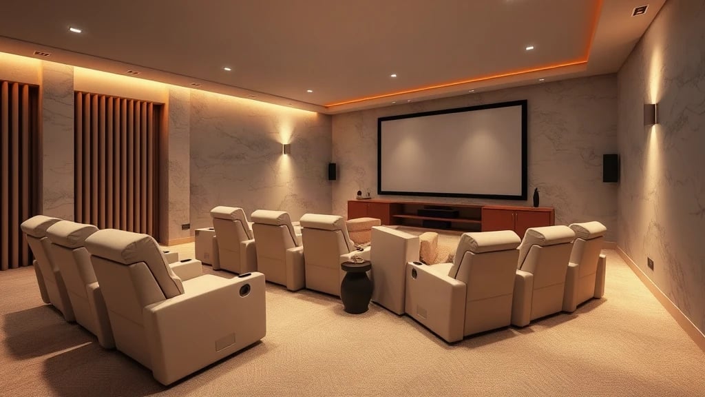 Minimalist Luxury Home Cinema