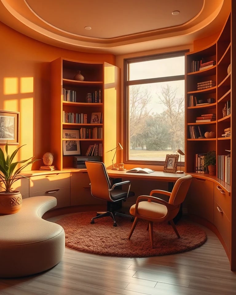 Retro 70s Home Office