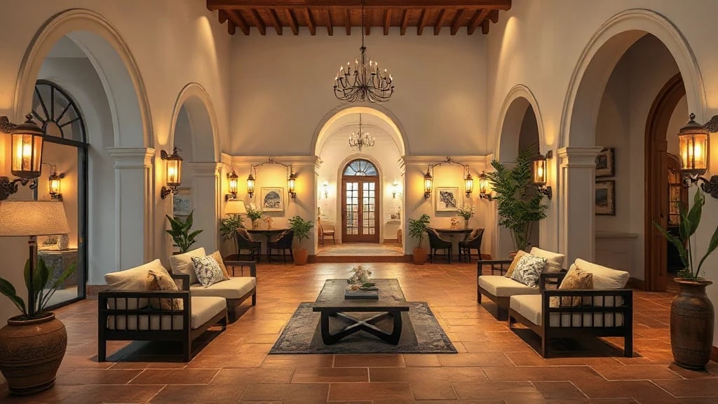 Mediterranean Hotel Lobby