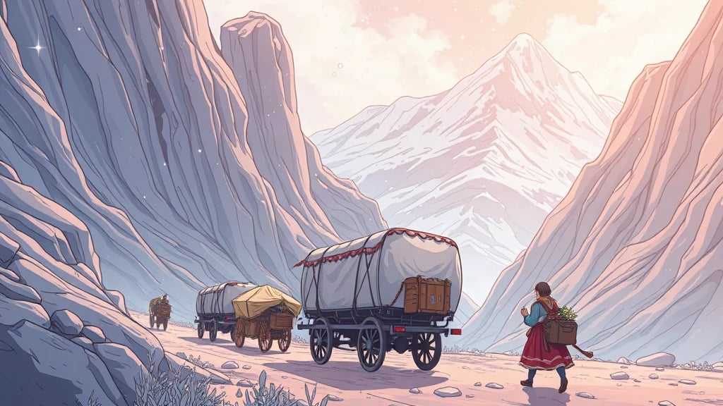 Mountain Pass Caravan