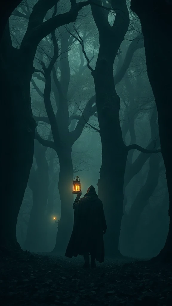 Lantern in the Dark Forest