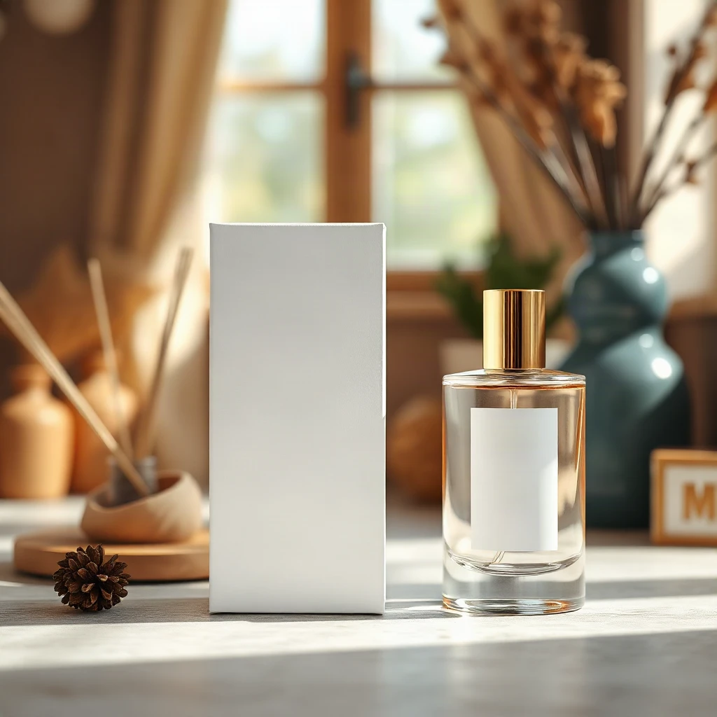 Perfume Box Mockup Lifestyle