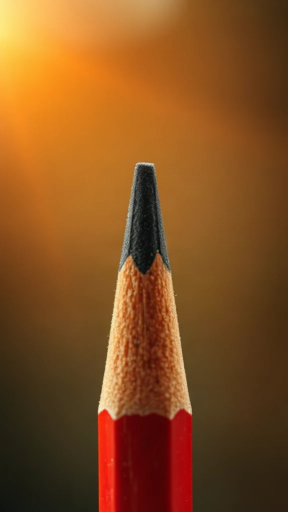 Pencil Tip Macro Golden