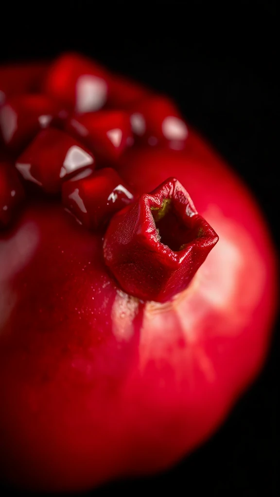 Pomegranate Seeds Macro Studio