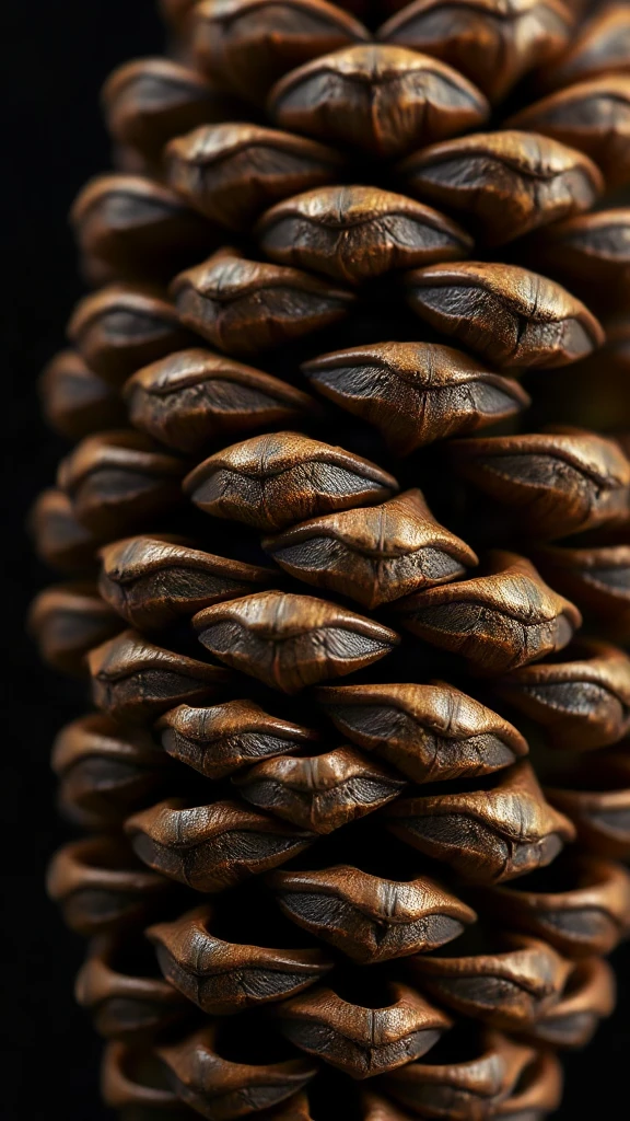 Pine Cone Scales Macro Studio