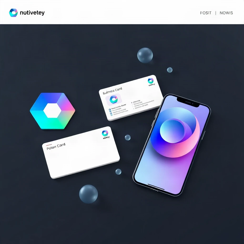 Neon Tech Startup Identity