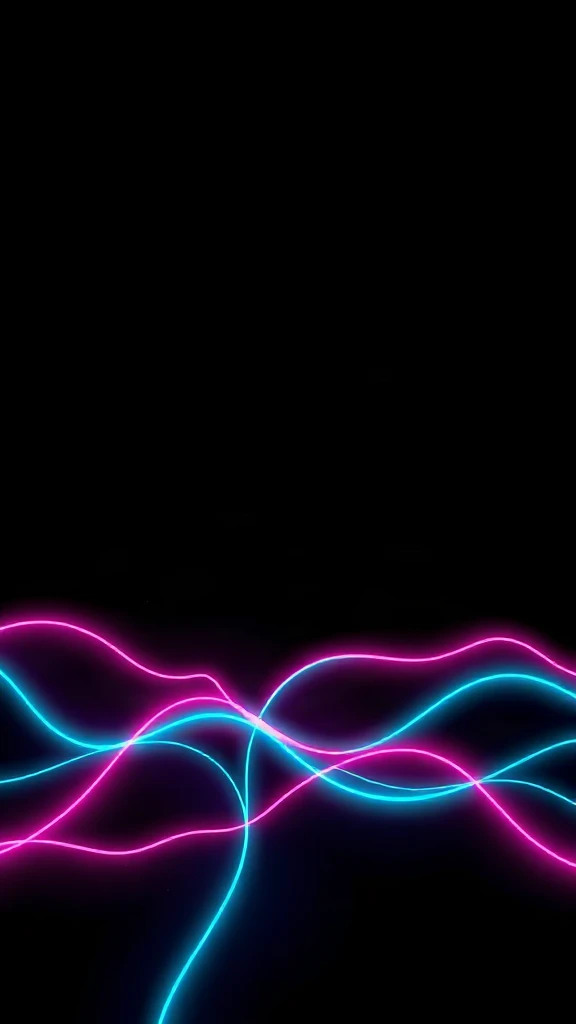 Concert Poster Neon Wave