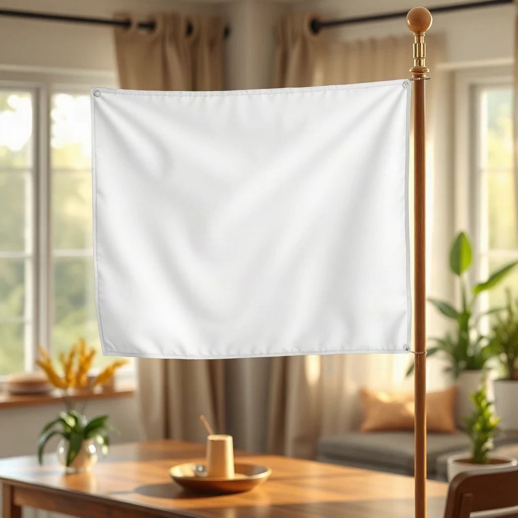 Flag Banner Mockup Lifestyle