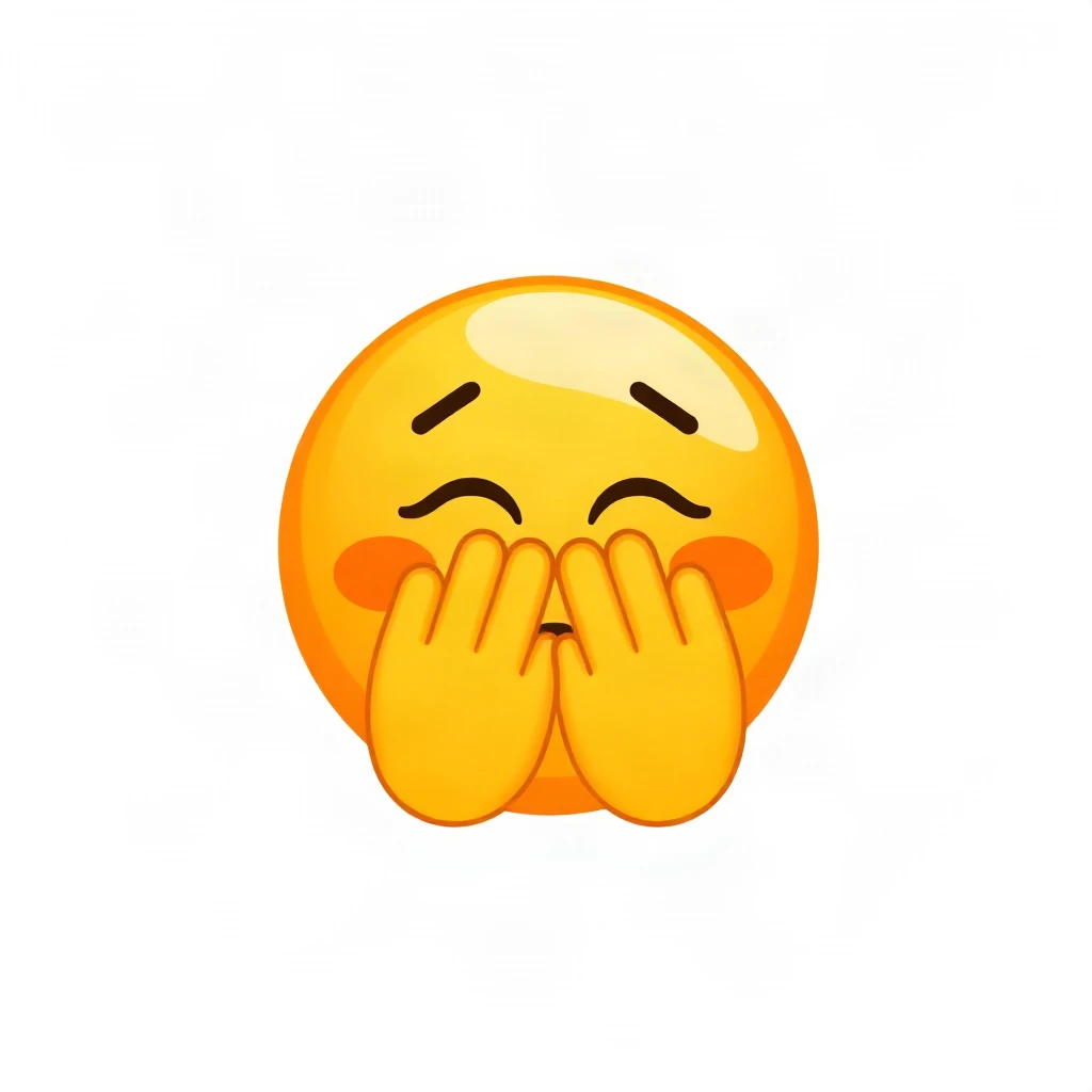 Shy Blushing Emoji