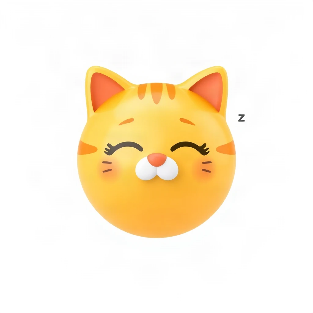 Sleepy Cat Emoji