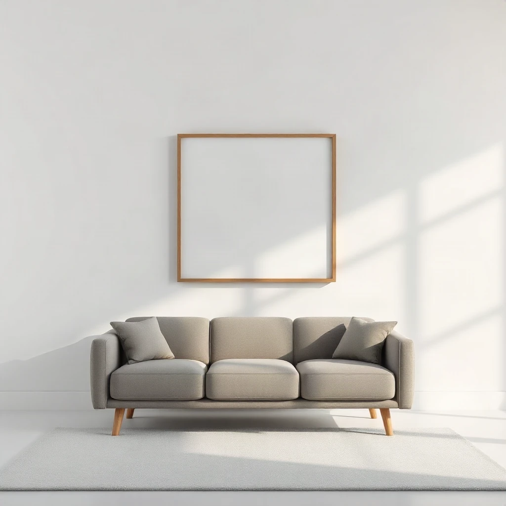 Wall Art Living Room Mockup Studio