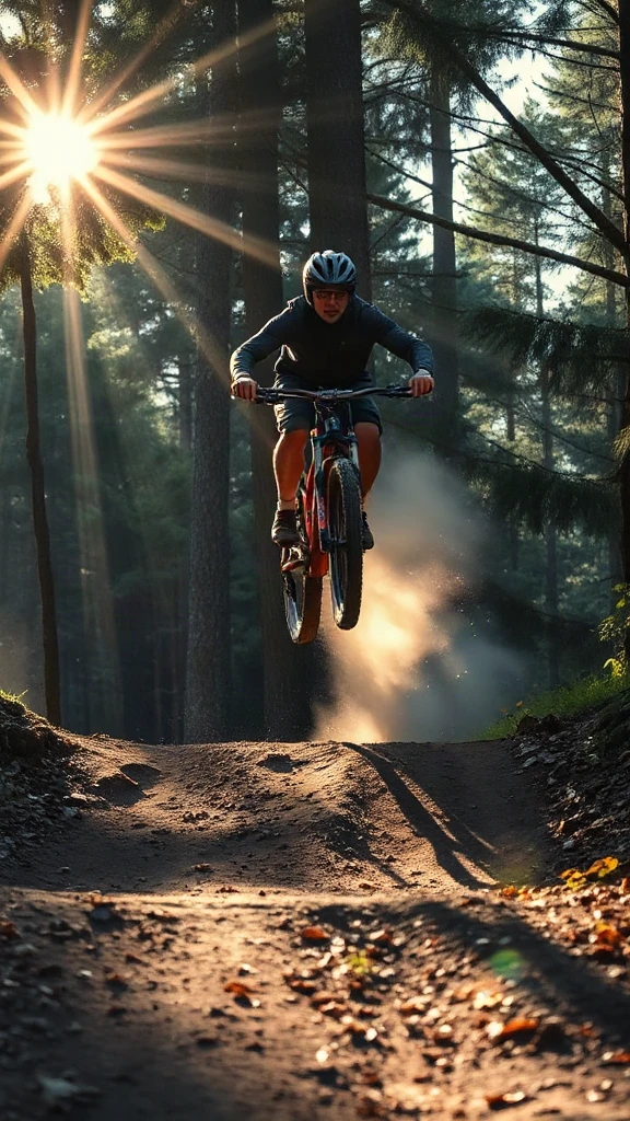 Mountain Biker Jump