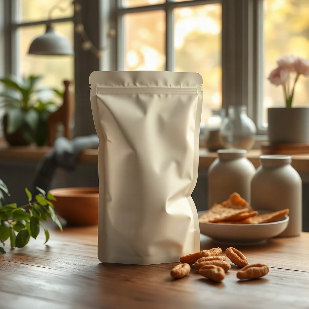 Snack Pouch Mockup Lifestyle
