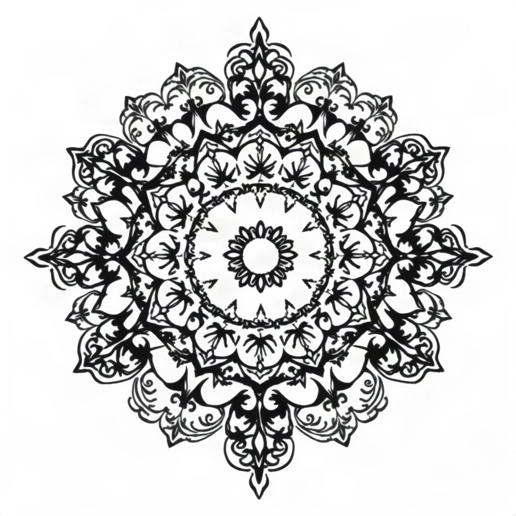 Ornamental Mandala Tattoo