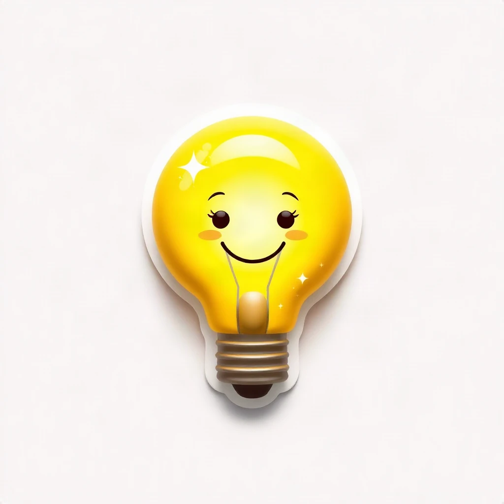 Light Bulb Idea Emoji