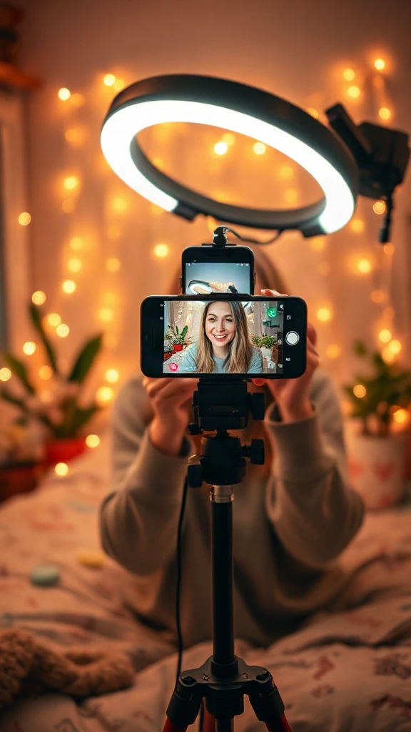Creator Ring Light Setup