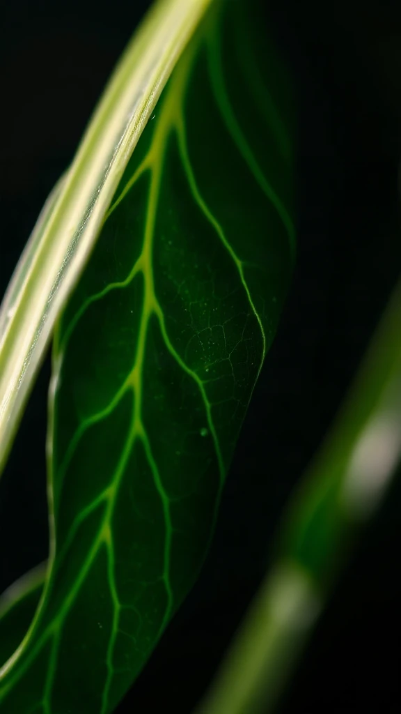 Leaf Veins Macro Studio