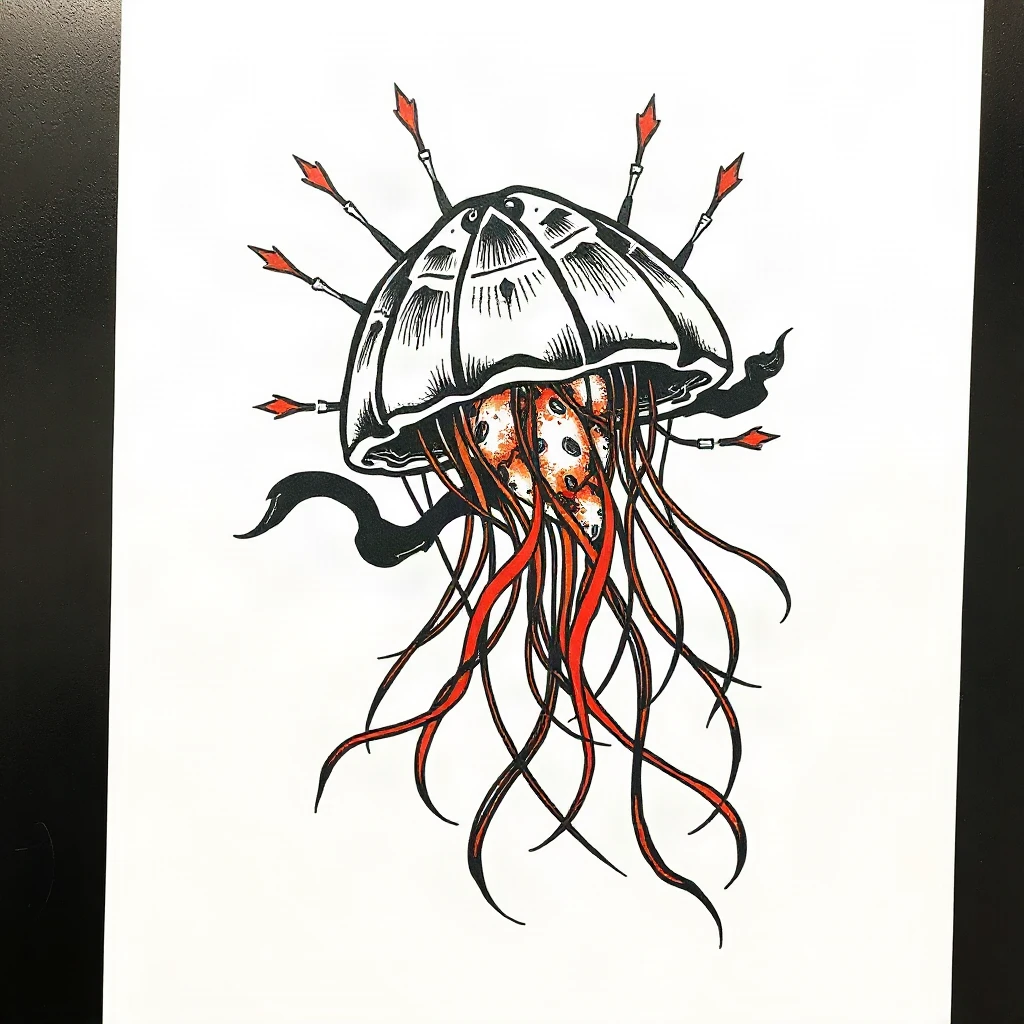 Japanese Irezumi Jellyfish Tattoo