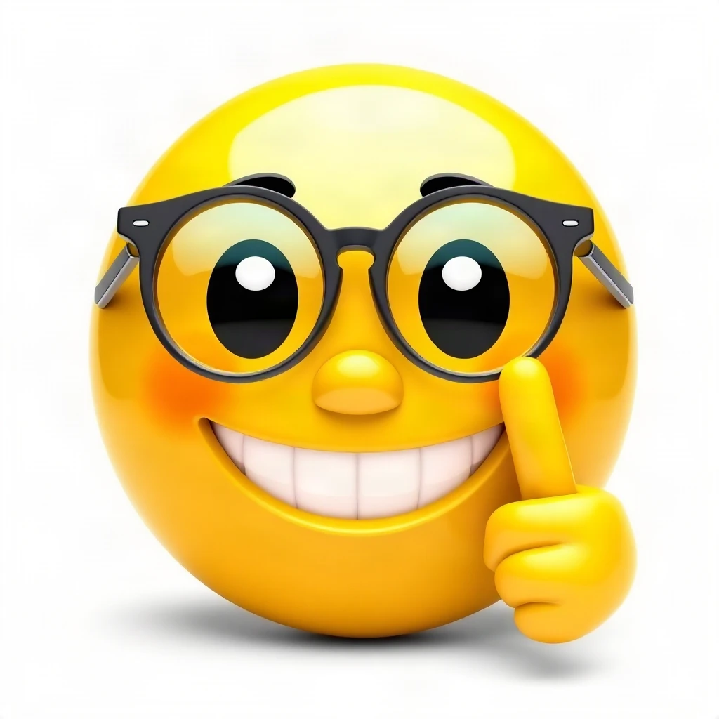 Nerd Glasses Emoji