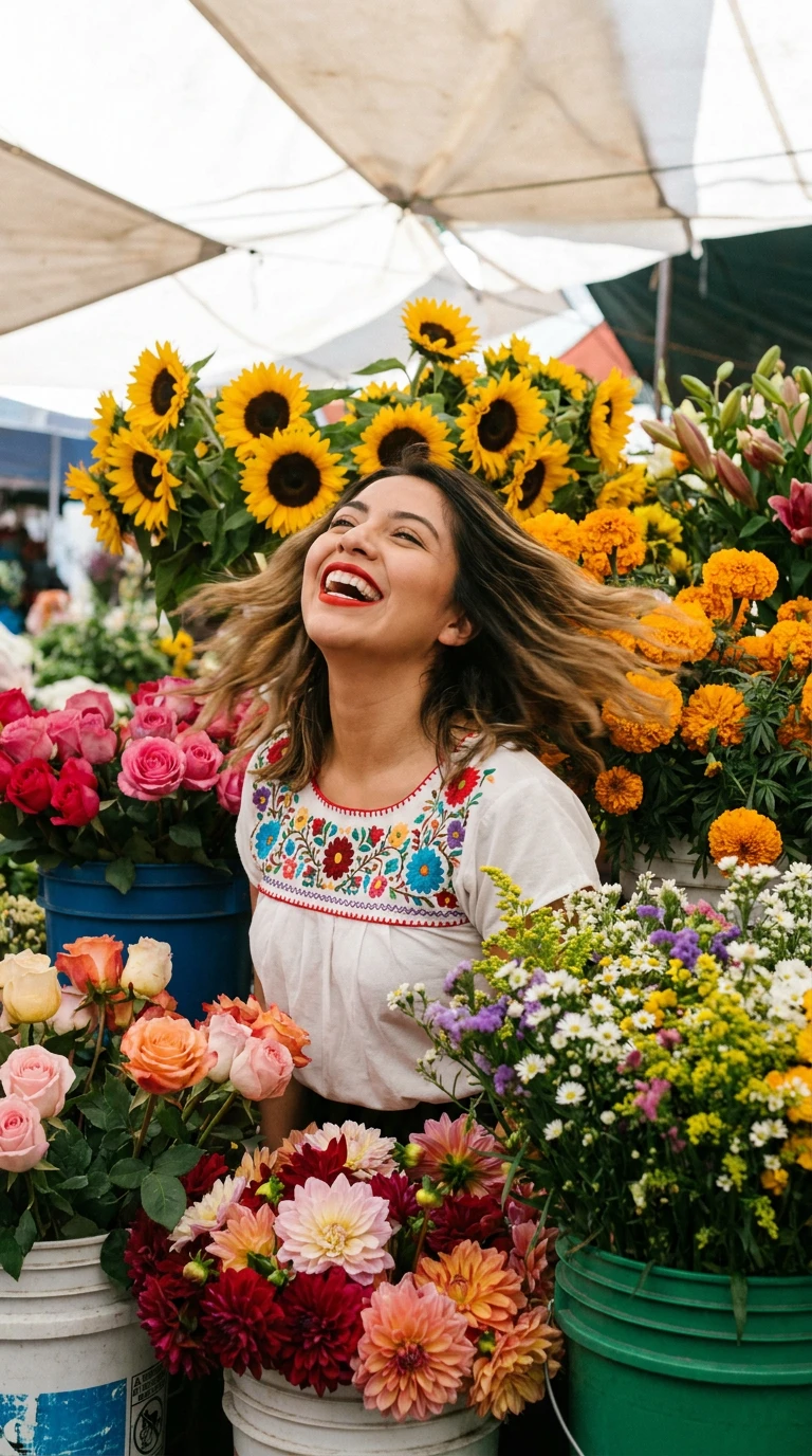 Latina Flower Market Smile