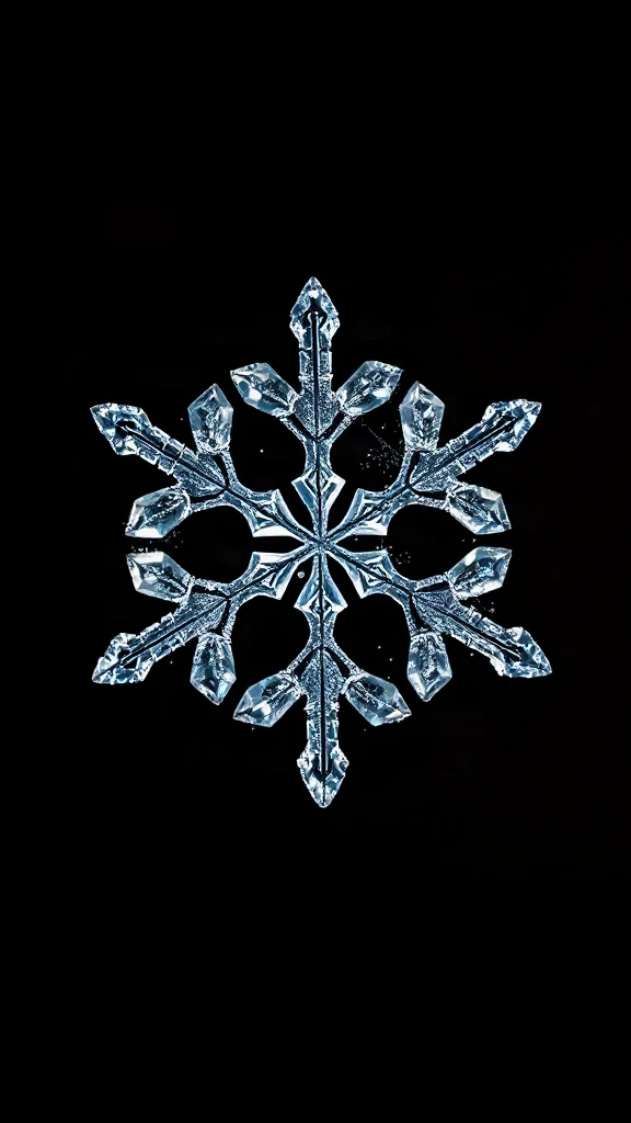 Snowflake Crystal Macro Studio