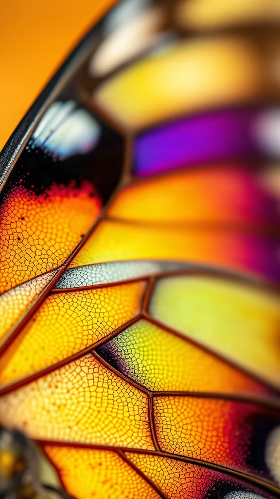 Butterfly Scales Macro Golden
