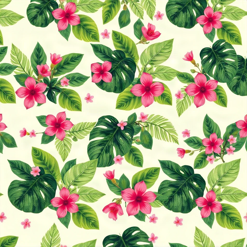 Tropical Leaf Pattern