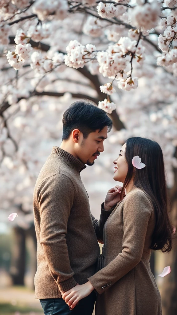 Cherry Blossom Engagement