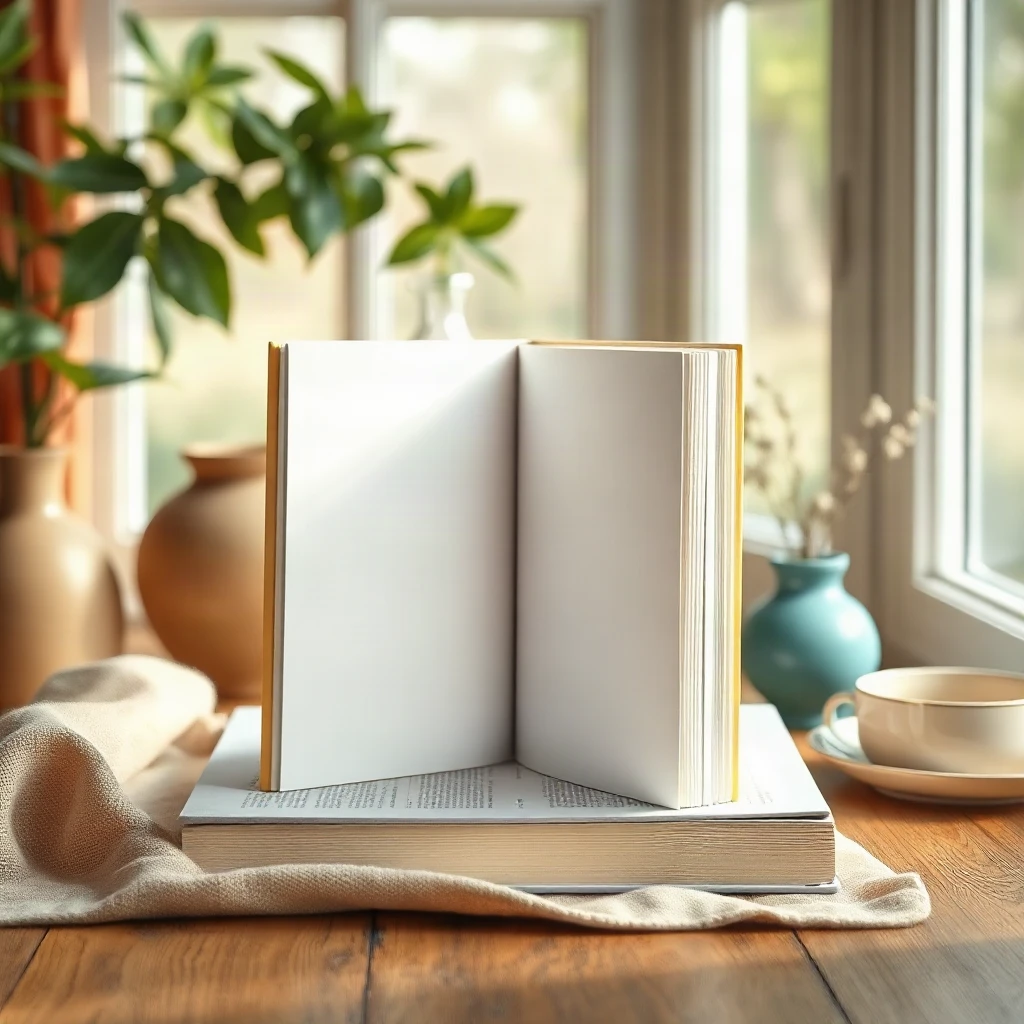 Book Cover Mockup Lifestyle
