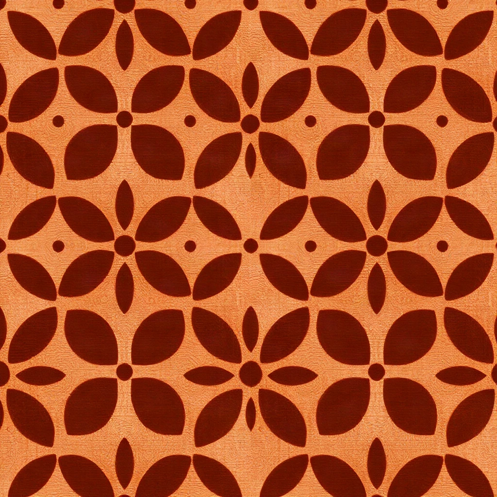 Batik Kawung Fabric Texture