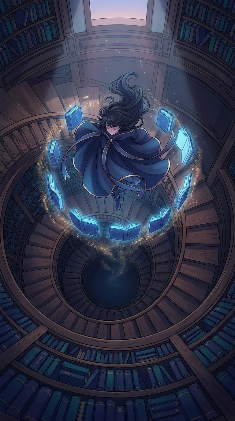 Spiral Staircase Levitation at Twilight