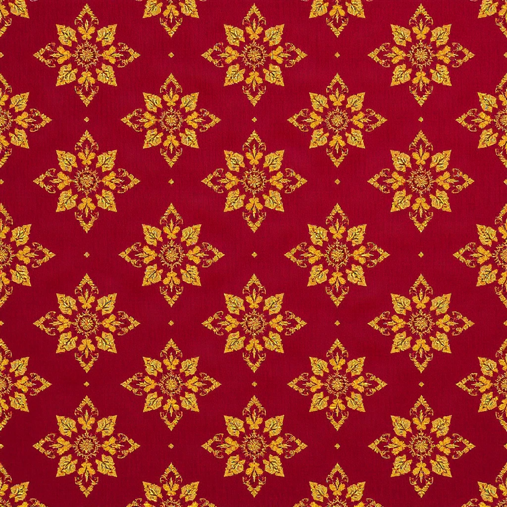 Songket Gold Thread Texture