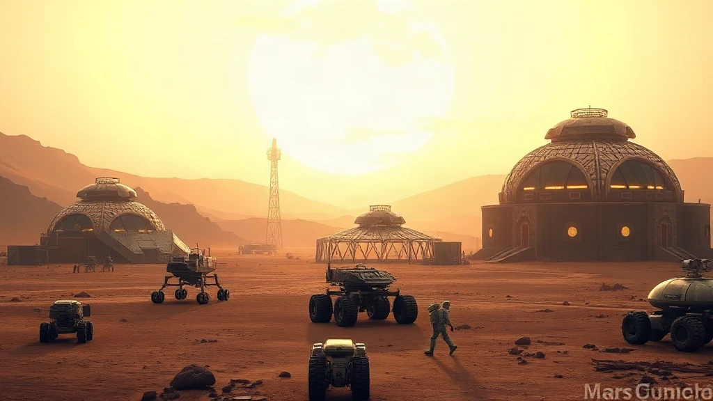 Mars Colony Dawn