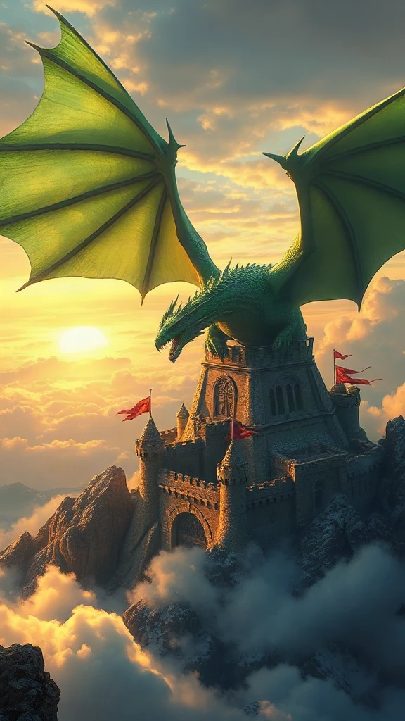 Dragon Over Mountain Keep