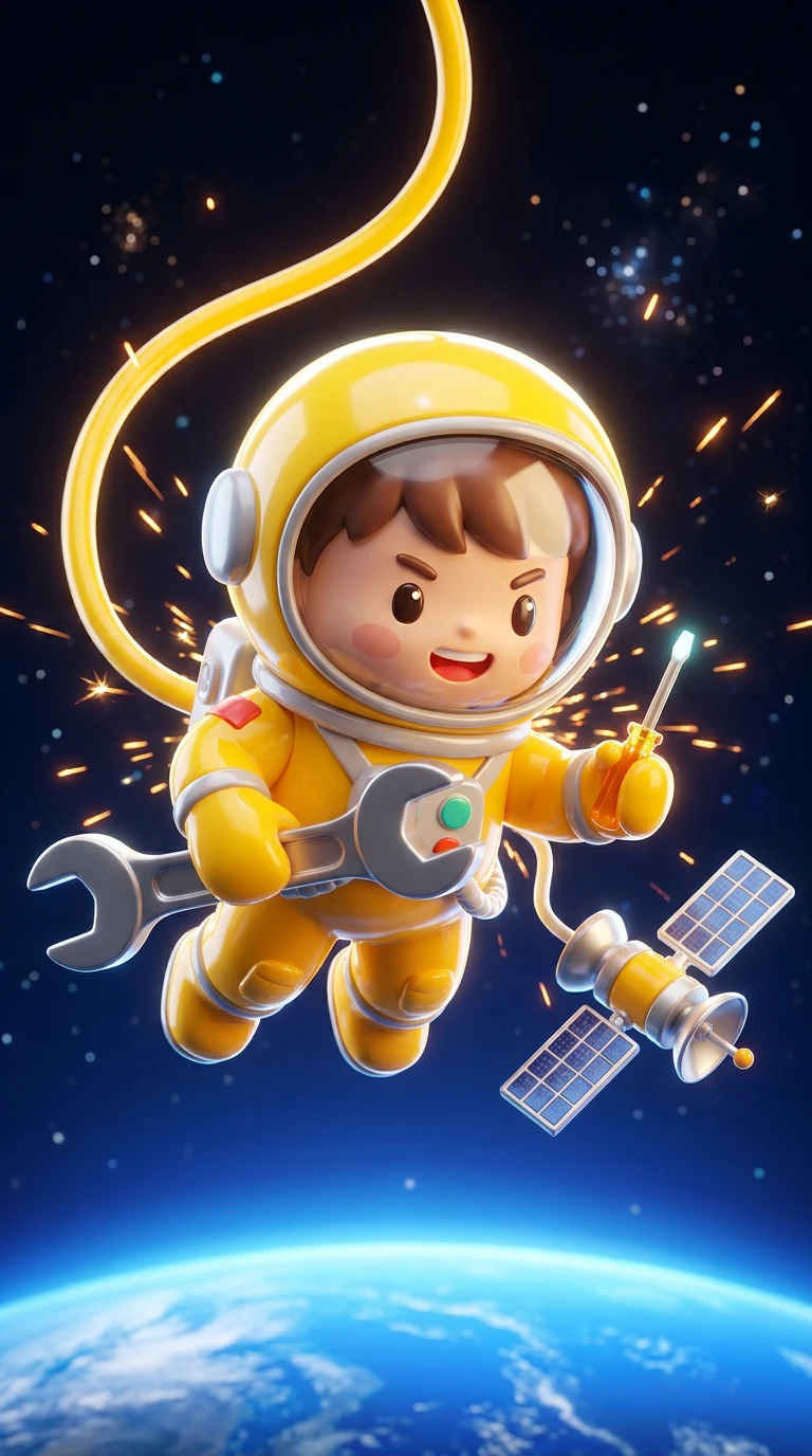 Tethered Satellite Repair Mission