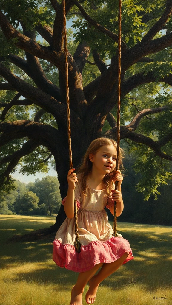 Girl On A Swing Renaissance