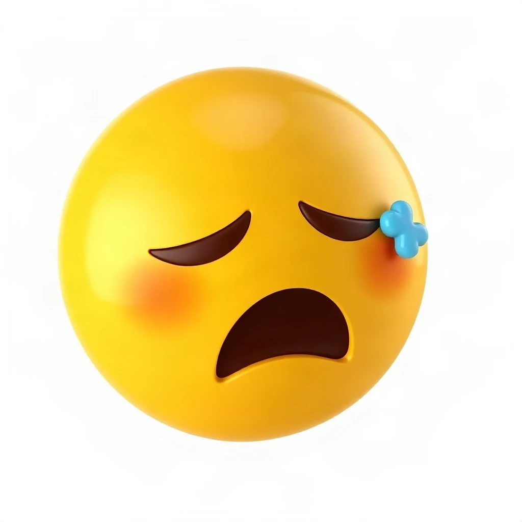 Sleepy Yawn Emoji