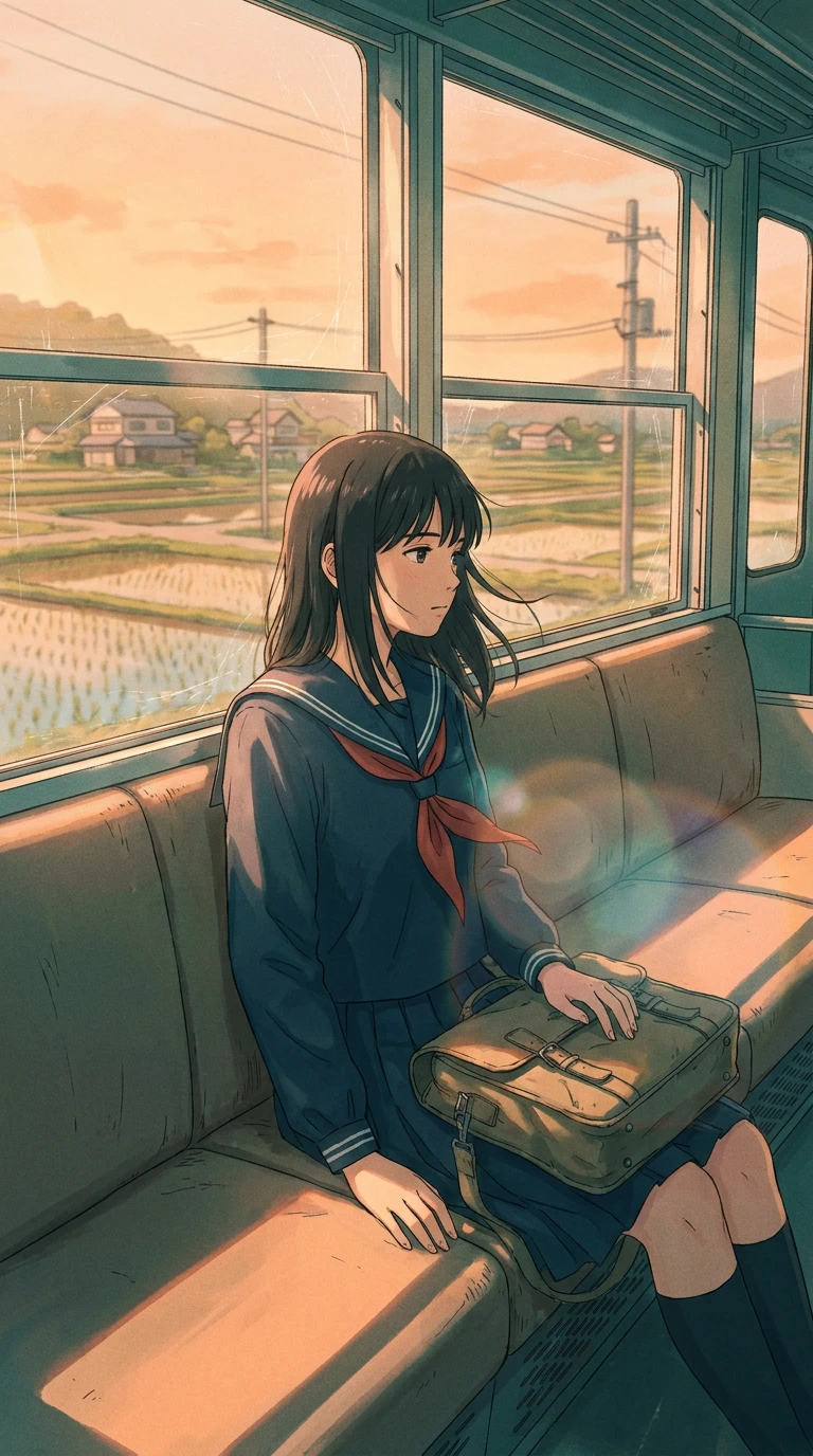 Golden Hour Window Seat Daydream