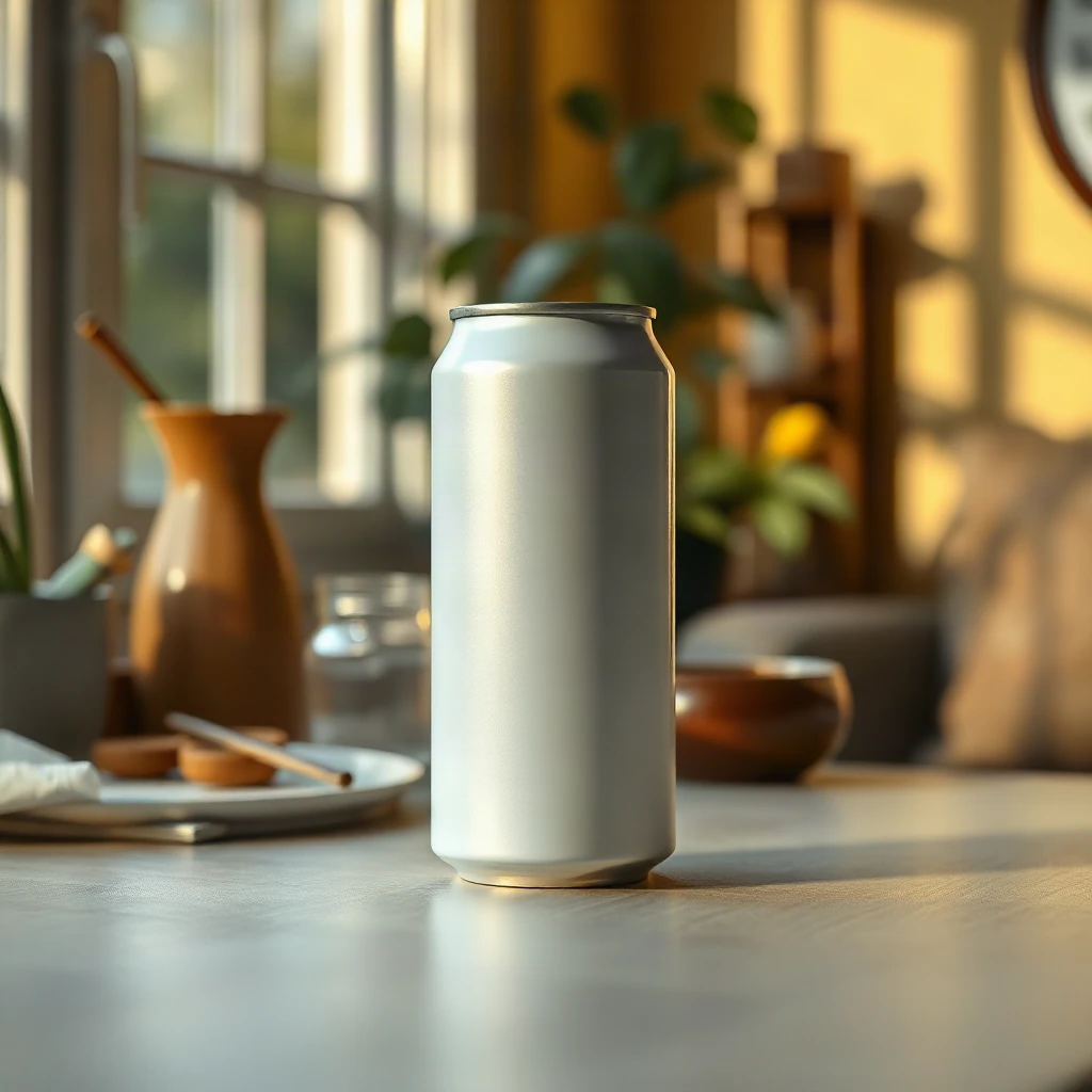 Beer Can Mockup Lifestyle