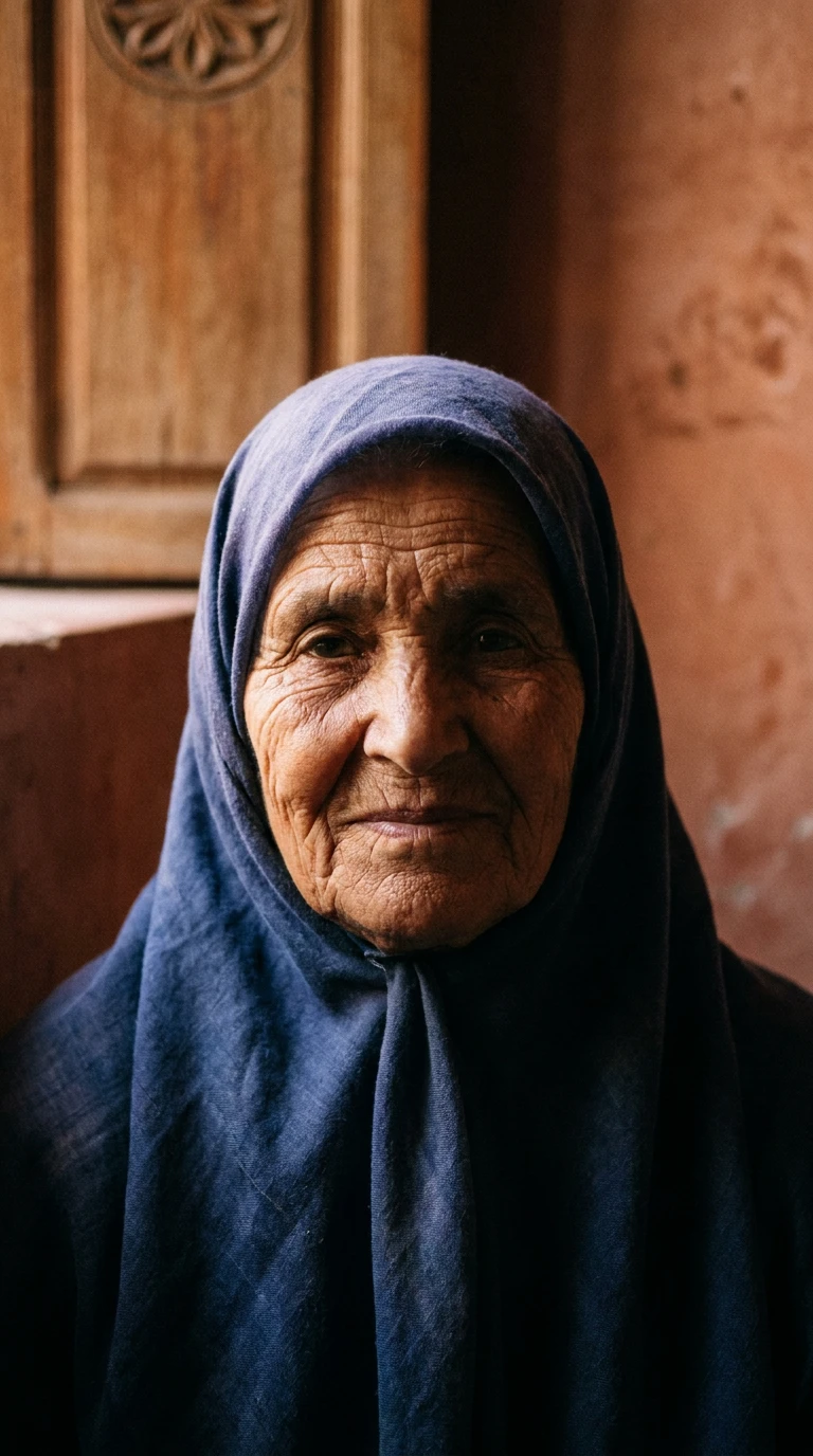 Moroccan Light Window Portrait