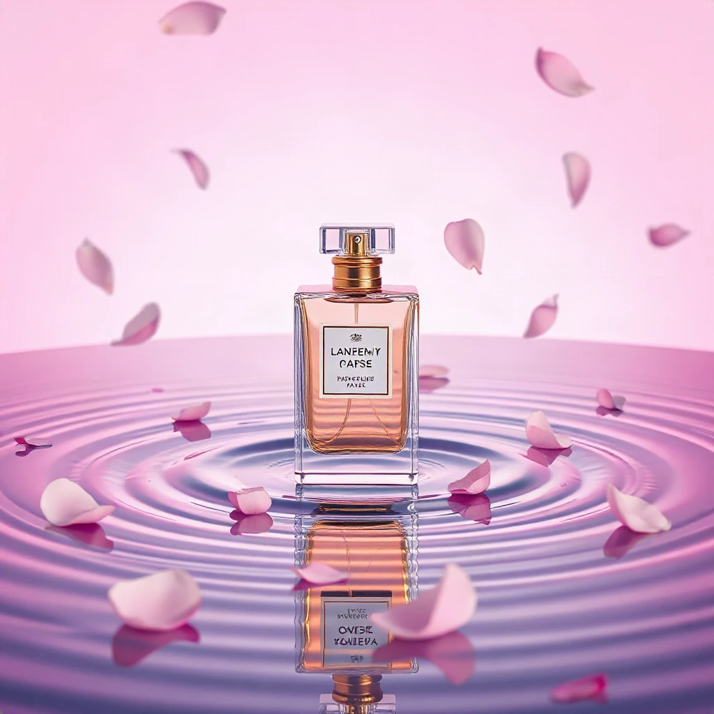 Perfume Bottle on Water