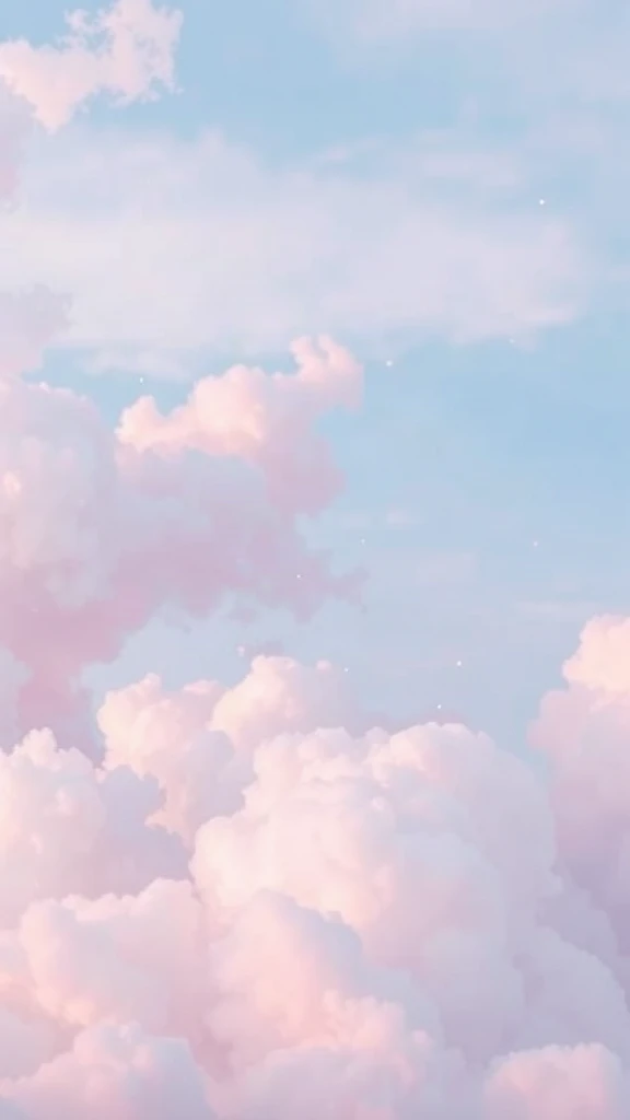 Pastel Clouds Wallpaper