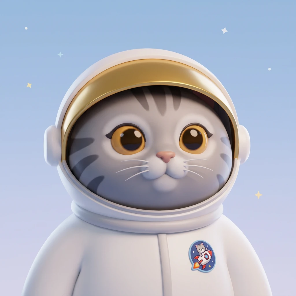 Astronaut Cat Avatar