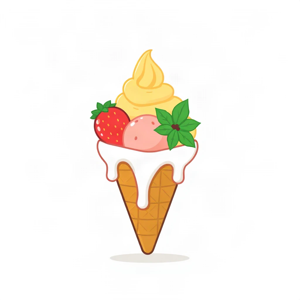Ice Cream Cone Emoji