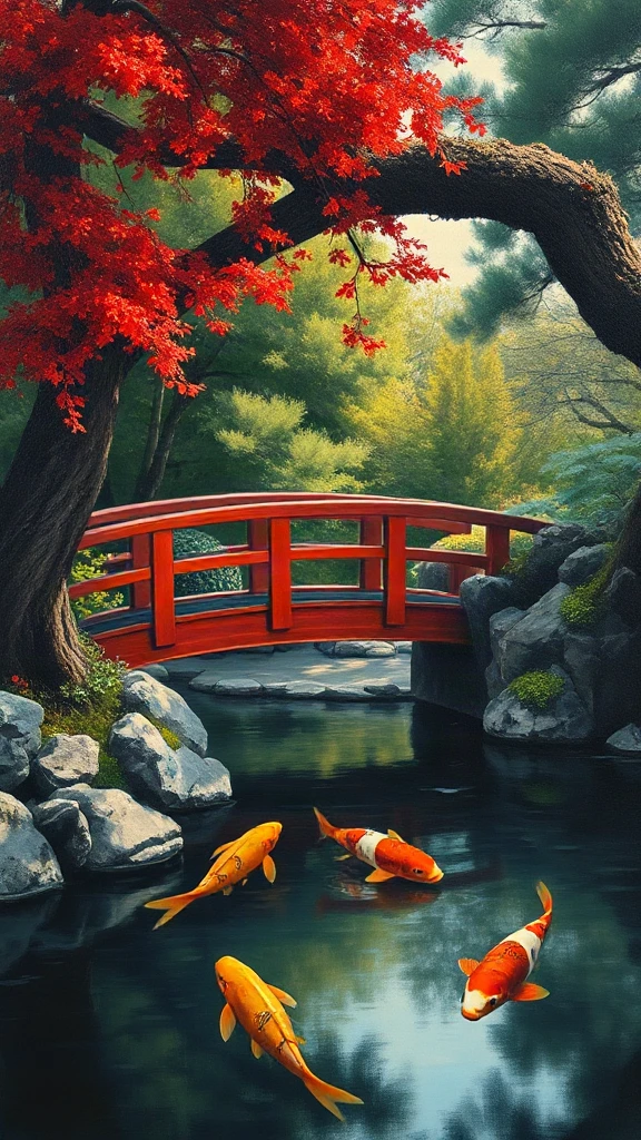Japanese Garden With A Renaissance